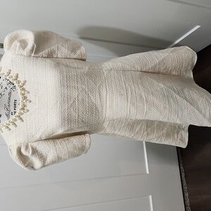 Aqua Women's Faux Pearl Tweed Mini Dress Size XL NWT